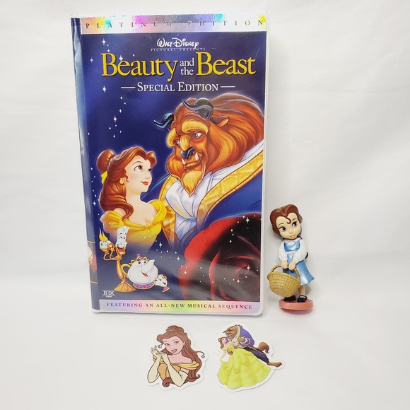 ON SALE! Platinum Disney Beauty & the Beast Special Edition VHS w/ Extras - Picture 1 of 11